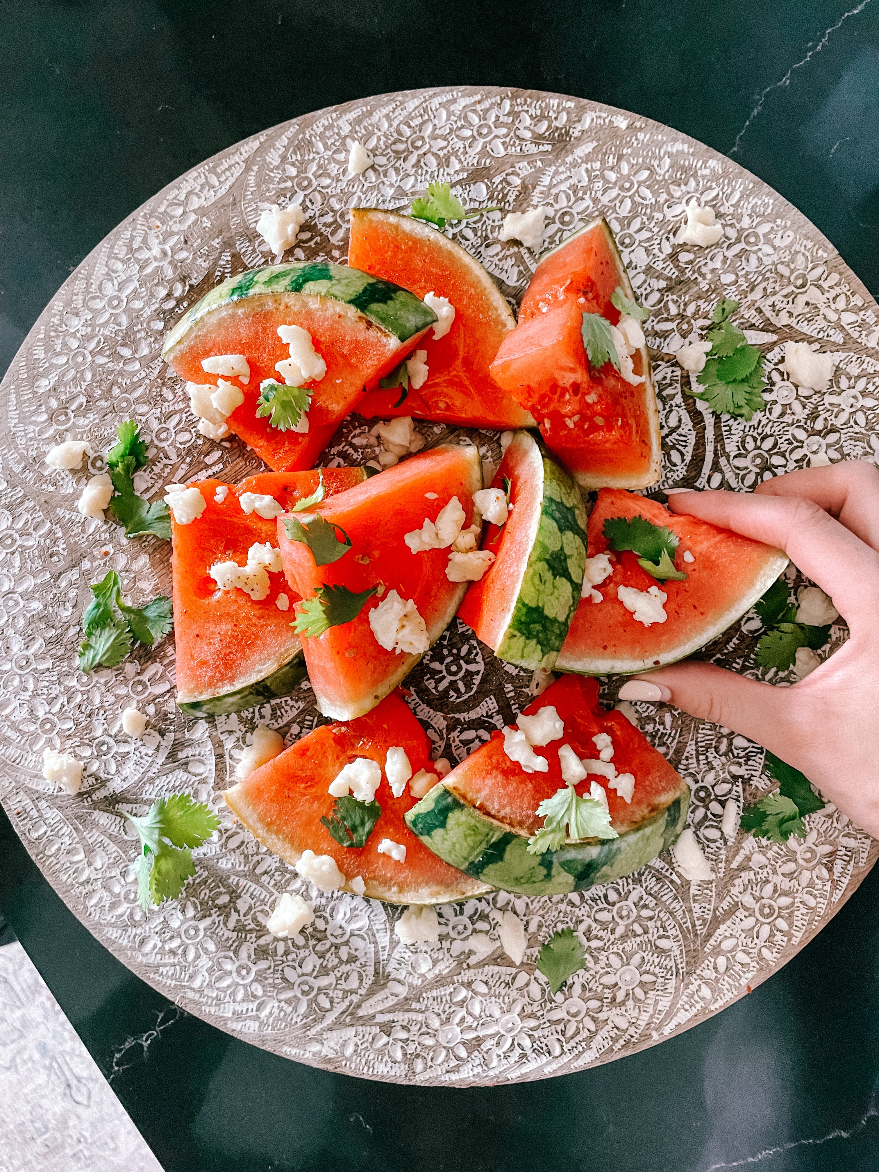 Spicy Grilled Watermelon