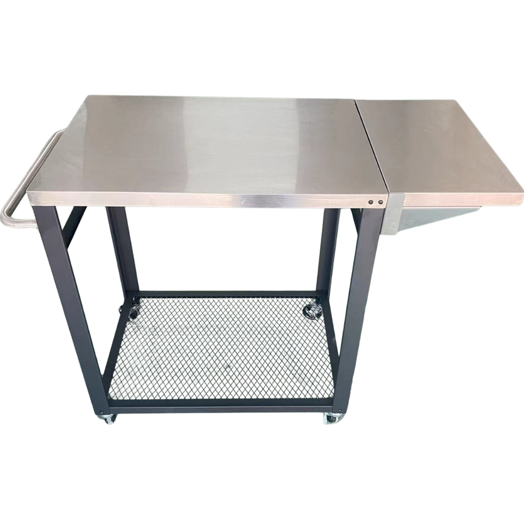 Stainless Steel Pizza Oven Trolley