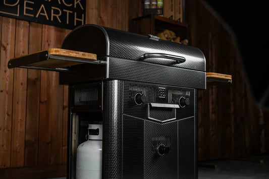 Black Earth Fusion 36 Gas Grill + Charcoal Smoker